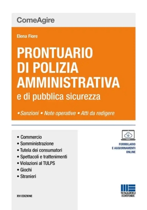 Prontuario Polizia Amministrativa 16ed. fronte