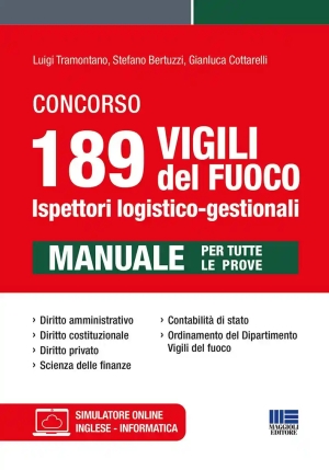 189 Vigili Del Fuoco Ispettori Manuale fronte