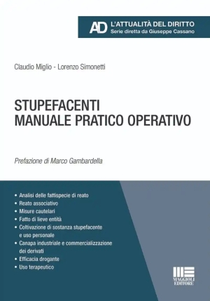 Manuale Tecnico Operativo Stupefacenti fronte