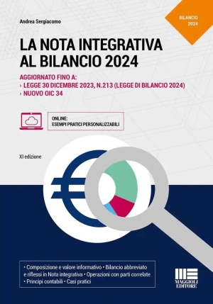 Nota Integrativa Al Bilancio 2024 11ed. fronte