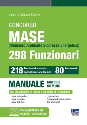 298 Funzionari Mase Manuale Materie Com. fronte