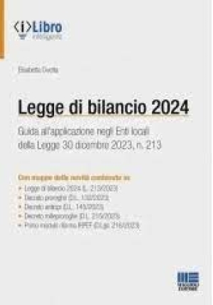 Legge Di Bilancio 2024 fronte