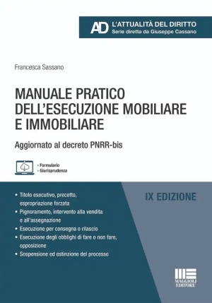 Manuale Pratico Esecuz.mobil.immob.9ed. fronte