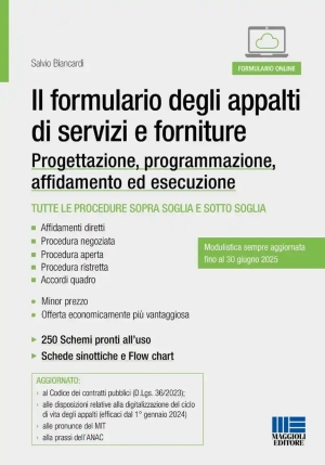 Formulario Appalti Servizi Forniture fronte