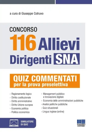 116 Allievi Dirigenti Sna Quiz 2024 fronte