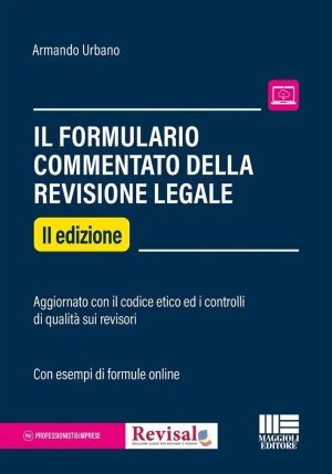 Il Formulario Commentato Della Revisione Legale fronte