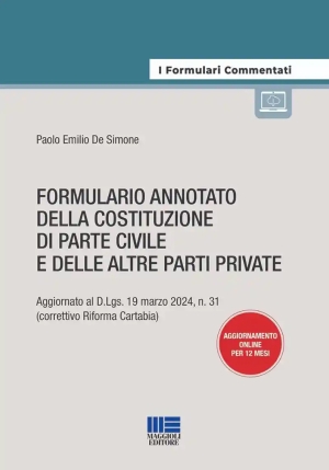 Formulario Com. Costituzione Parte Civil fronte