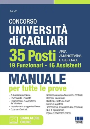 35 Posti Area Amministrativa - Universita' Cagliari - Manuale fronte