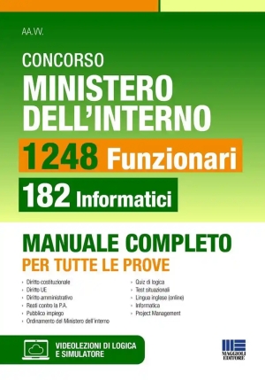 1248 Funzionari Min.interno 182 Informat fronte