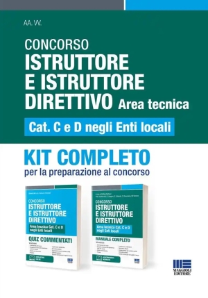 Kit 2v - Concorso Istruttore Direttivo Area Tecnica (c E D) fronte