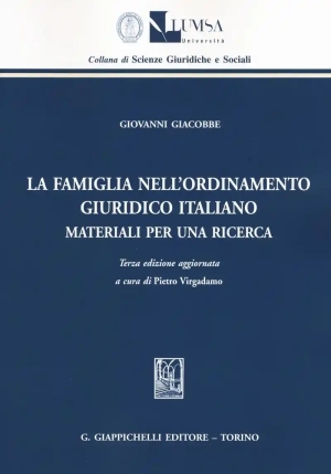 Famiglia Ordinam.giurid.italiano 3ed. fronte