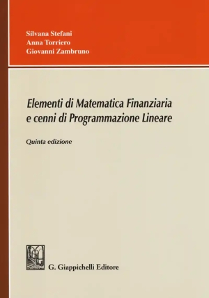 Elementi Matematica Finanz. fronte