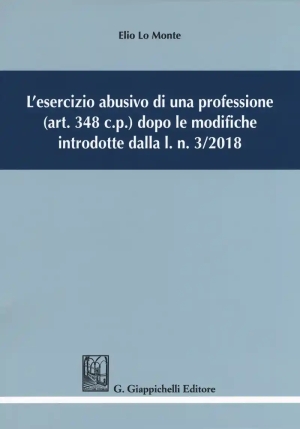 Esercizio Abusivo Di Una Prof. fronte