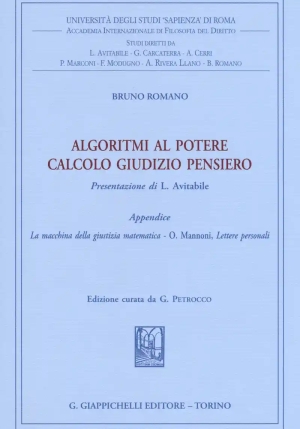 Algoritmi Al Potere Calcolo Giudizio fronte