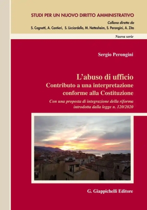 Riforma Abuso D'ufficio fronte