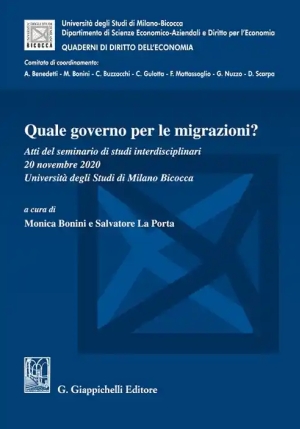 Quale Governo Per Le Migrazioni? fronte