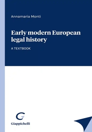 Early Modern European Legal History fronte