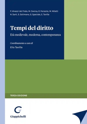 Tempi Del Diritto 3ed. fronte