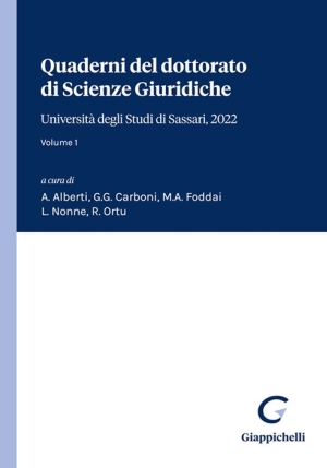 Quaderni Dottorato Scienze Giuridiche 1 fronte