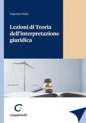 Lezioni Teoria Interpretazione Giuridica fronte