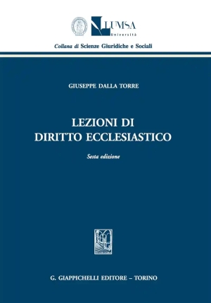 Lezioni Diritto Ecclesiastico fronte