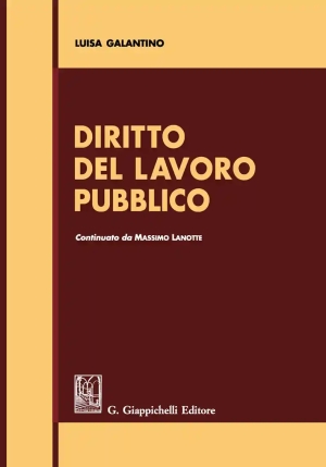 Diritto Del Lavoro Pubblico fronte