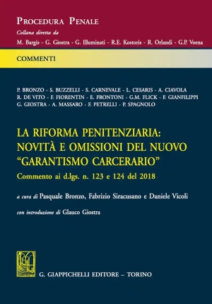 Riforma Penitenziaria fronte