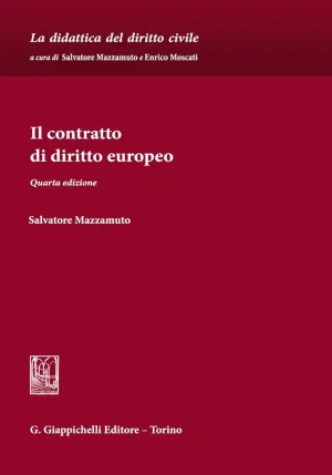 Contratto Diritto Europeo fronte