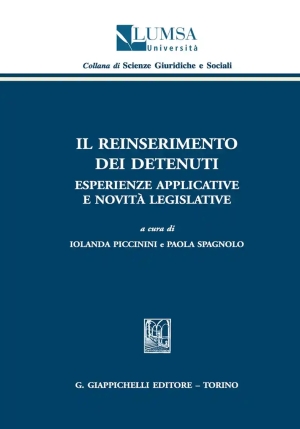 Reinserimento Dei Detenuti fronte