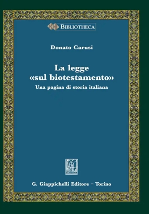 Legge Sul Biotestamento fronte