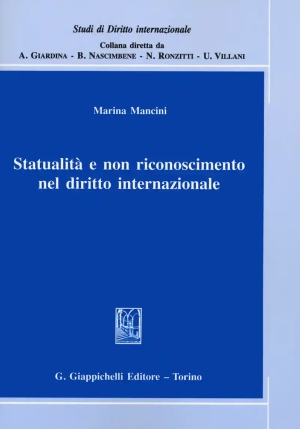 Statualita E Non Riconoscim. fronte