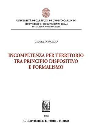 Incompetenza Per Territorio fronte