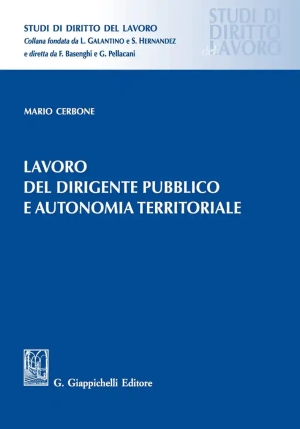 Lavoro Del Dirigente Pubblico fronte