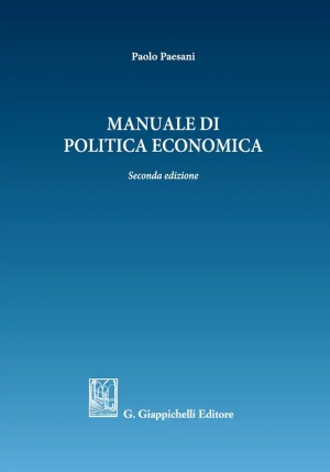 Manuale Politica Economica fronte