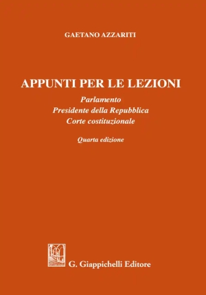 Appunti Per Le Lezioni fronte