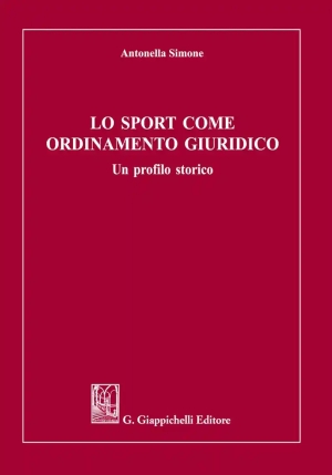 Sport Ordinamento Giuridico fronte