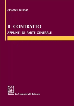 Contratto Appunti Di Parte Generale fronte