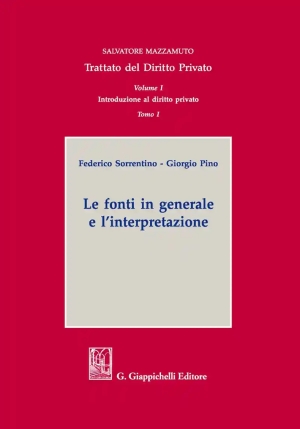 Fonti In Generale E Interpetaz.tomo 1 fronte