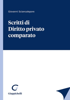 Scritti Diritto Privato Comparato fronte