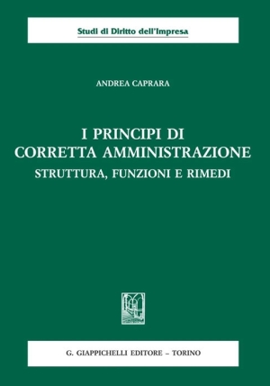 Principi Di Corretta Amministrazione fronte