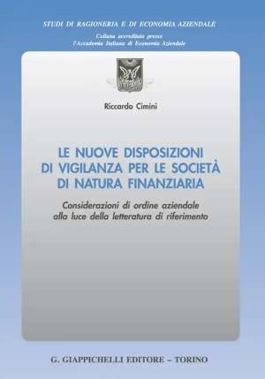 Nuove Disposizioni Vigilanza Soc.natura fronte