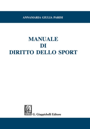 Manuale Diritto Dello Sport fronte