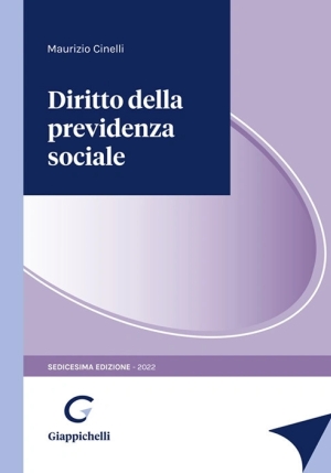 Diritto Previdenza Sociale 16ed. fronte