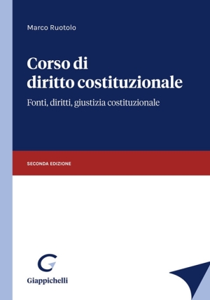 Corso Diritto Costituzionale 2ed. fronte