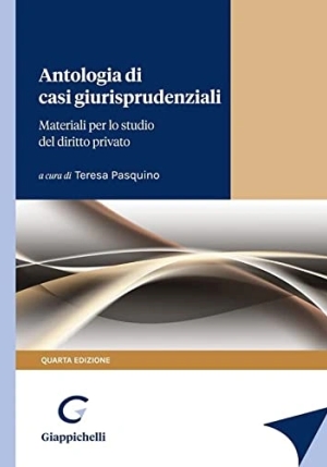 Antologia Di Casi Giurisprudenziali 4ed. fronte