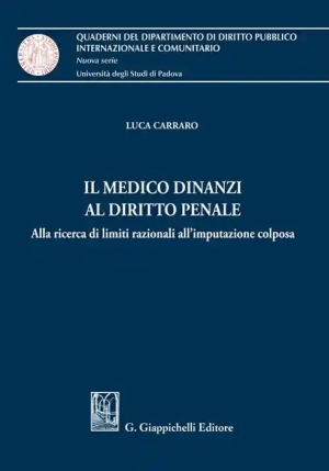 Medico Dinanzi Al Diritto Penale fronte