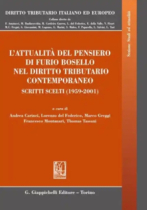 Attualita' Pensiero Furio Bosello fronte