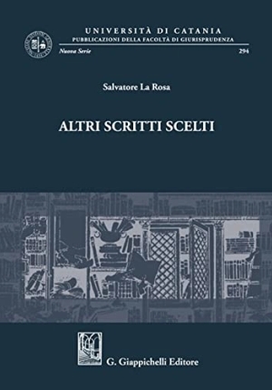 Altri Scritti Scelti fronte