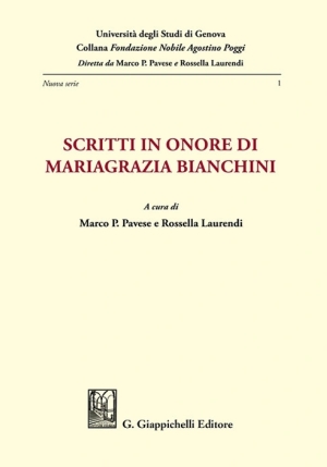 Scritti In Onore M.grazia Bianchini fronte