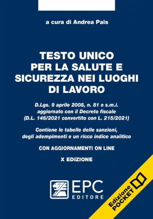 Testo Unico Salute Sicurezza Luoghi Lav. fronte